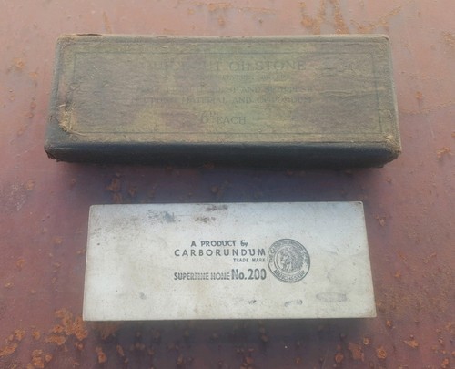 Vintage oil stones sharpening - ,