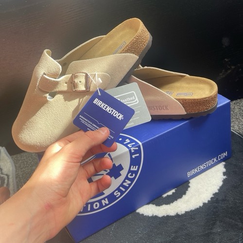 Beige birkenstock clogs - birkenstock, clogs/slides