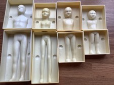 Used wilton people moulds sugarcraft, polymer clay man, woman, teen and child