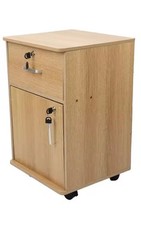 2 Drawer Lockable Mobile