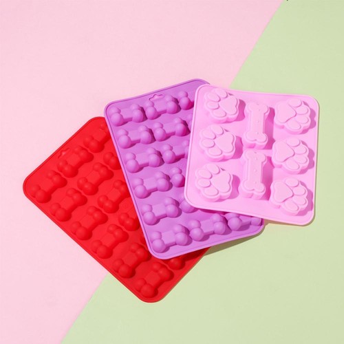 Bone shape ice cube - ice,