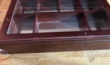 Glass Fronted Mirrored Back