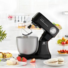3in1 Stand Mixer Baking Dough Heat Dissipation 800w 10-speed, 4.5l Bowl