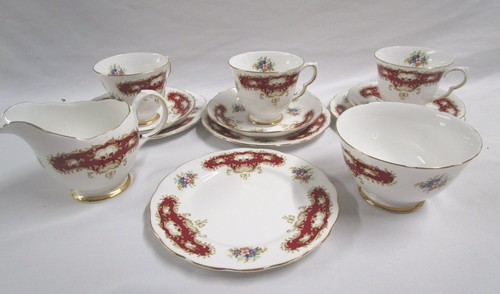 Queen anne tea - cup, saucer