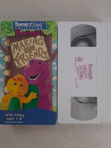 Barney making new - new, (vhs