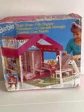 Vintage 1992 Barbie Magic House With Box Read Description Not Complete