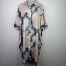 COS shirt dress Womens M Beige