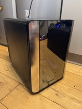 Kalamera SC-12A2E 4 Shelves Freestanding 12 Bottle Wine Fridge - Black