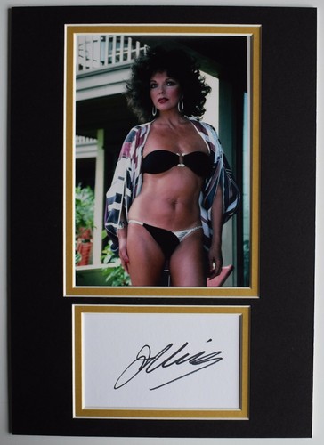 Joan collins signed autograph - joan,