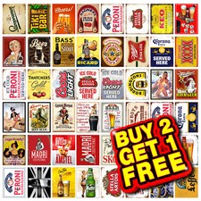 Metal Sign Plaque Beer Funny