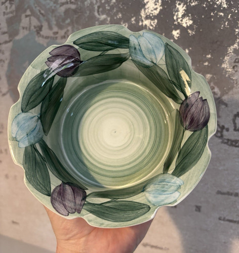Hand painted jersey - hand, pottery
