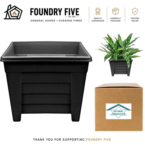 Multi shape plastic planter - plastic,