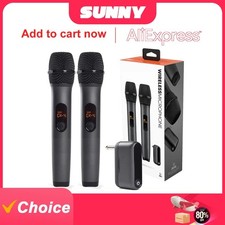 JBL Wireless Microphone System Set - 2 Pack for Karaoke Singing Cordless Mic New
