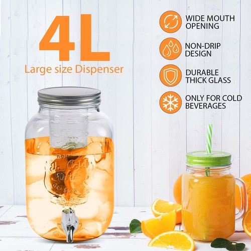 Glass beverage drinks - 4l,