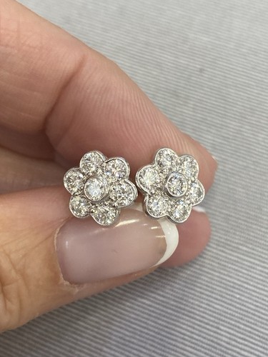 Edwardian style 15ct diamond - style, 1.15ct