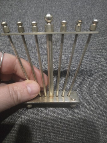 Rare vtg silver cocktail pick - vtg,