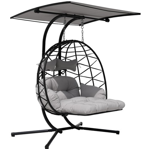 Hanging egg chair with stand - chair,
