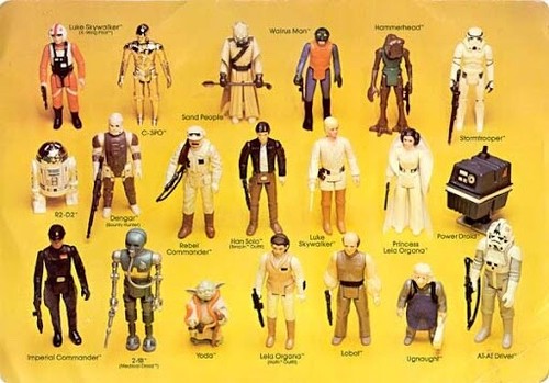 Vintage star wars figures - vintage,
