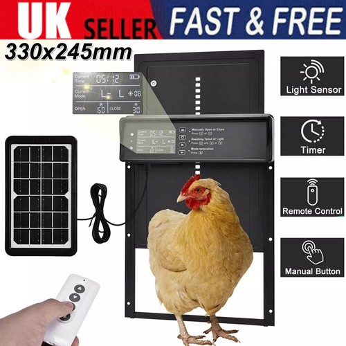 Automatic chicken coop door - chicken,