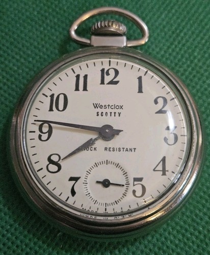Westclox scotty pocket watch - ,