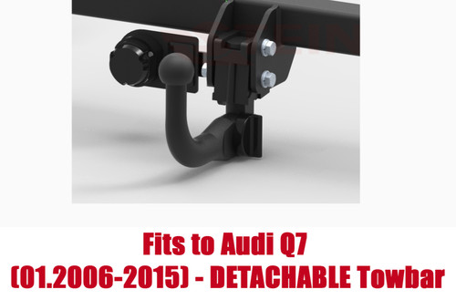 Detachable tow bar for audi - detachable,