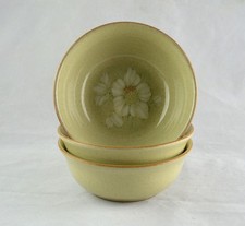 Denby Stoneware - Daybreak - x3 Cereal Bowls - 15cms Diameter - New Unused