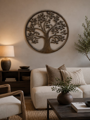 Bronze tree life dimple - of,