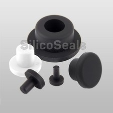 Hole Plug Silicone Rubber T-Insert Bung Blanking Seal Cap Pipe Tube (3-51.3mm)