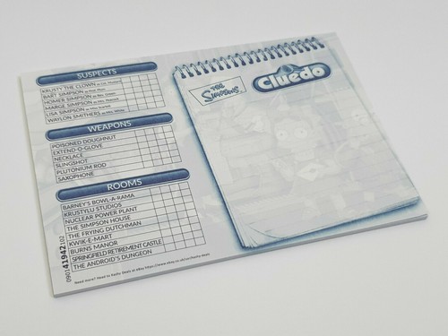 The simpsons cluedo - the,