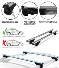 Aluminium Car Roof Rack Bars Rails Pair Luggage Carrier Cross Rail For Mercedes