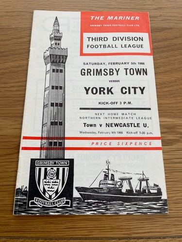 Grimsby town york 1965 - town, +