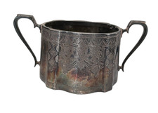 LARGE ANTIQUE SILVER PLATED