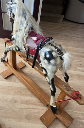 Vintage spotted wooden - spotted,