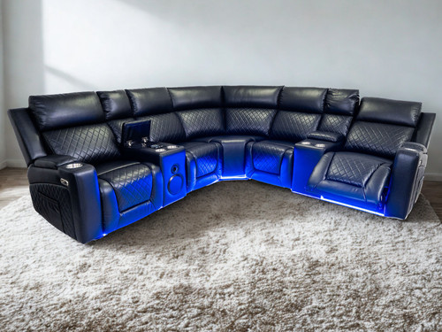 Electric recliner corner sofa - corner,