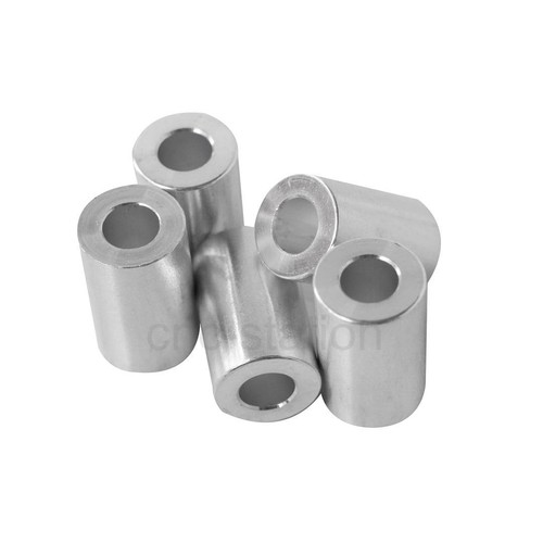 Aluminium standoff spacers - aluminium, m3