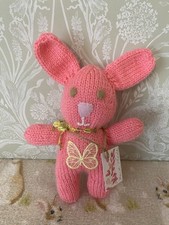 Hand Knitted Pink Bunny Rabbit