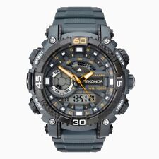 Mens New Sekonda Digital Chrono Alarm EL Light 100m W/Proof Watch 1349 Rp £59.99