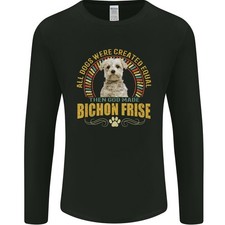 A Bichon Frise Dog Mens Long Sleeve T-Shirt