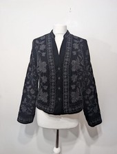 ZARA Black Velvet Embroidered
