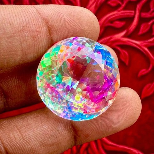 Natural color mystic round - natural, bi-color