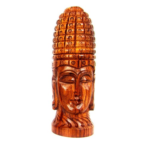 Large buddha wooden - wooden, stash