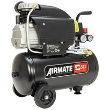 SIP Airmate Air Compressor Direct Drive 230V 24L 2hp / 1.5kW 8 Bar 8CFM 94dB
