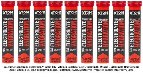 Electrolyte hydration tablets - hydration,
