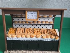 market bakery stall diorama bread included all loose with lights  1.12th