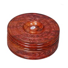 Wooden Roti Hot Box-1 pc (8