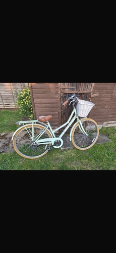 Lady vintage bicycle - vintage,