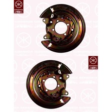 Brake Backing Plate Dust Shield - Rear LH + RH - fits Toyota Corolla (E12) 01-