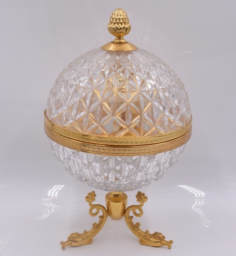 French crystal decanter - decanter, set