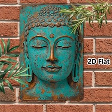 Vintage Buddha Statue Aluminum