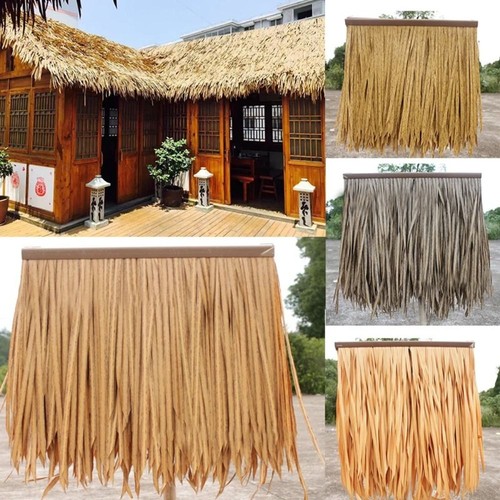 Straw roof thatch - straw, simulation